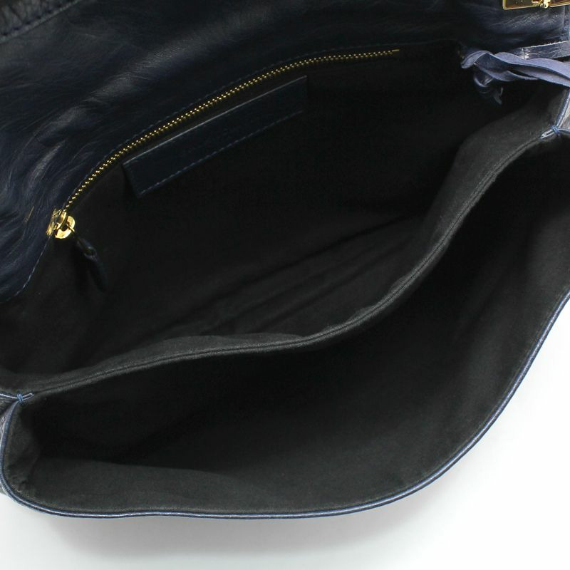 【包稅】BALENCIAGA 海軍藍巨型信封手拿包斜背包-8