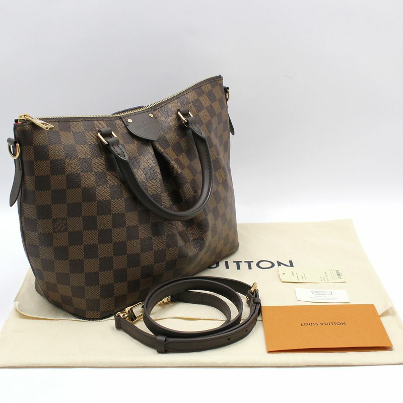 【包稅】LOUIS VUITTON Damier Ebene Siena 中型單肩包-1