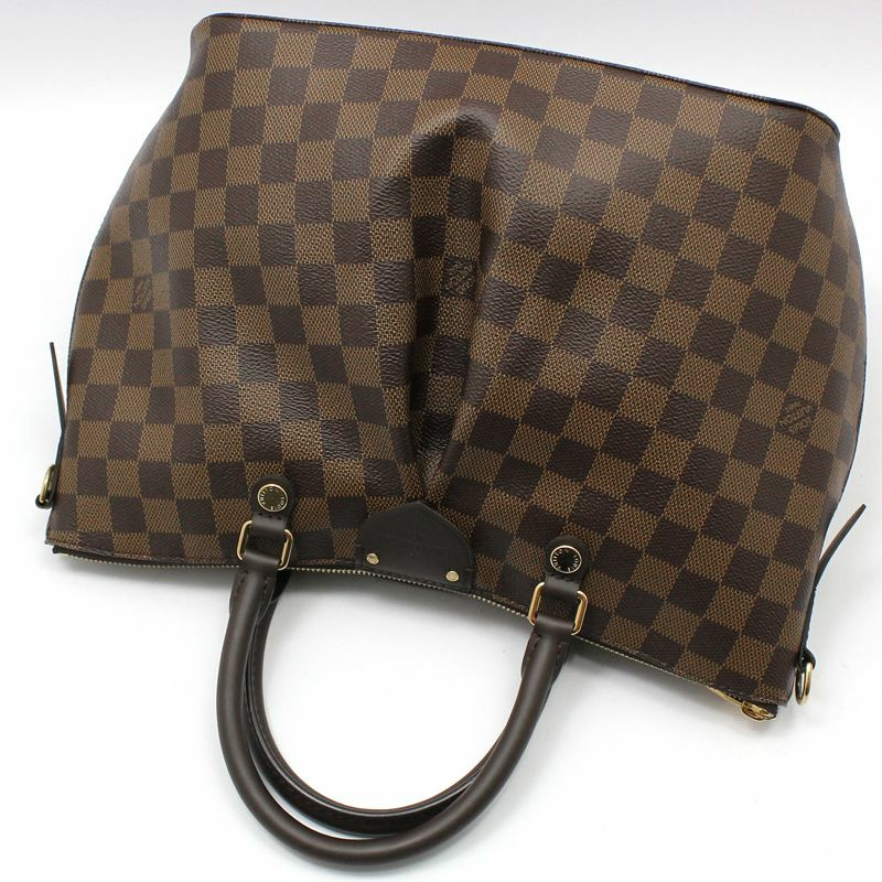 【包稅】LOUIS VUITTON Damier Ebene Siena 中型單肩包-2
