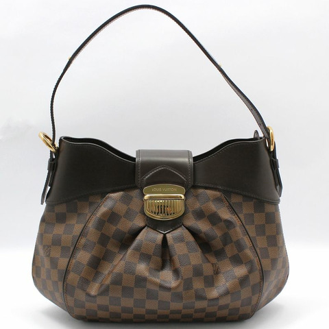 【包稅】LOUIS VUITTON Damier Ébène Sistina 中型單肩包