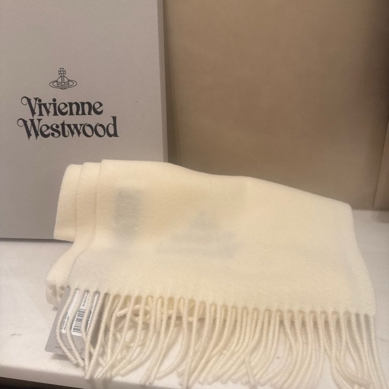 Vivienne Westwood 米白圍巾 全新 Babymonster Asa同款-2