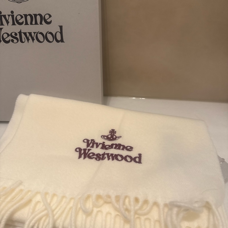 Vivienne Westwood 米白圍巾 全新 Babymonster Asa同款-9