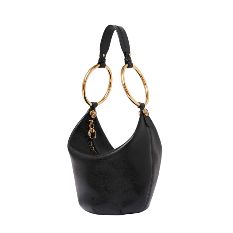 🎊新年特賣🧧Chloe 小款 Bracelet 粒面水牛皮手提包 黑色-7