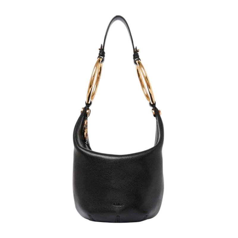 🎊新年特賣🧧Chloe 小款 Bracelet 粒面水牛皮手提包 黑色-9