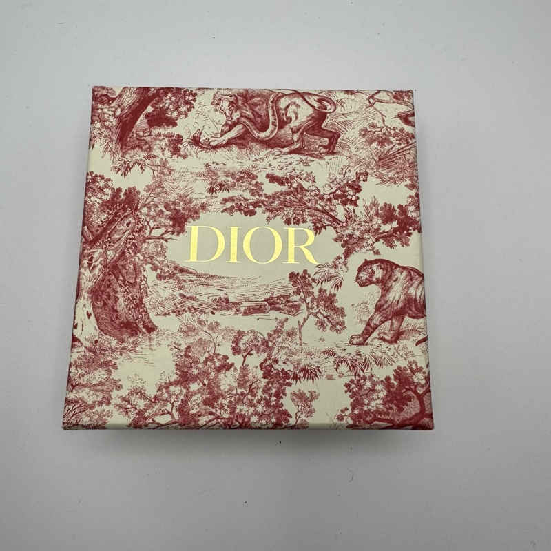 Dior 牛漆皮短款錢包 Dark Cherry-9