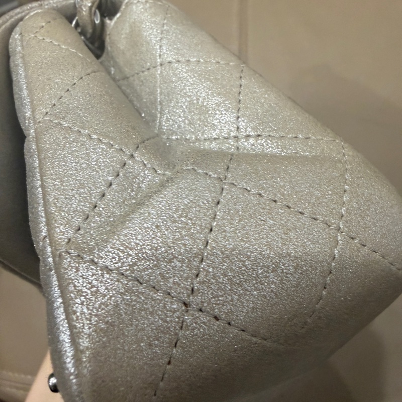 🈶盒子塵袋保卡❤️ 香奈兒 #銀灰色 #香檳色 #牛皮 #方胖子-29