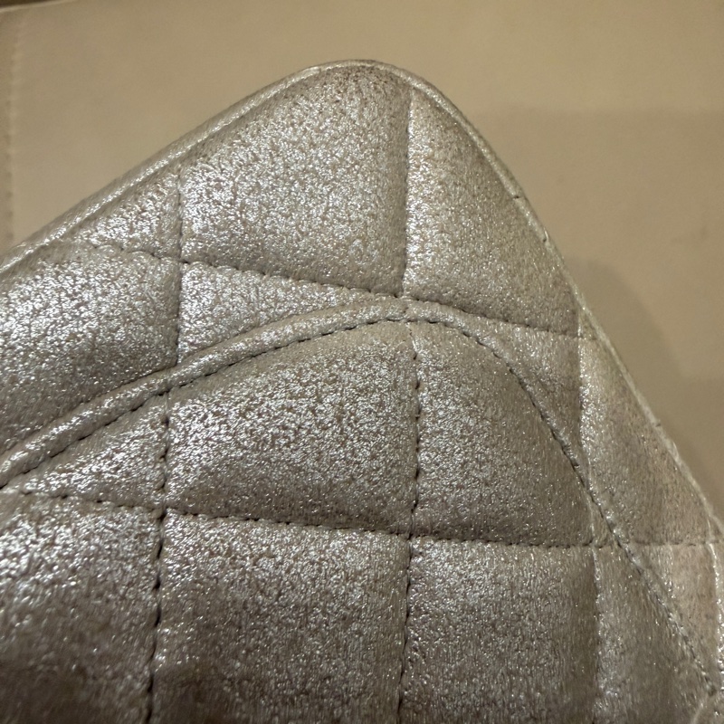 🈶盒子塵袋保卡❤️ 香奈兒 #銀灰色 #香檳色 #牛皮 #方胖子-39