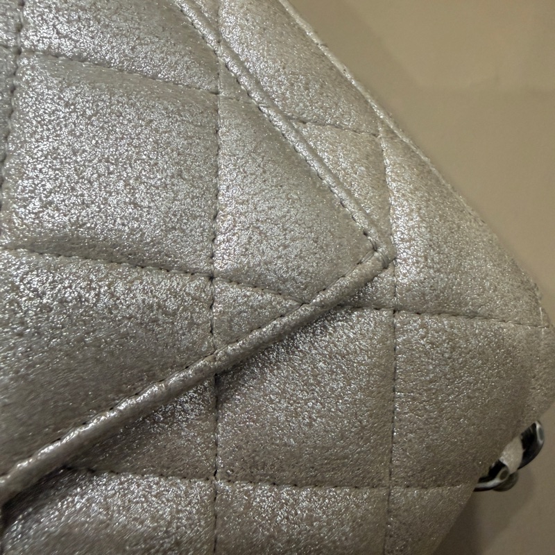 🈶盒子塵袋保卡❤️ 香奈兒 #銀灰色 #香檳色 #牛皮 #方胖子-41