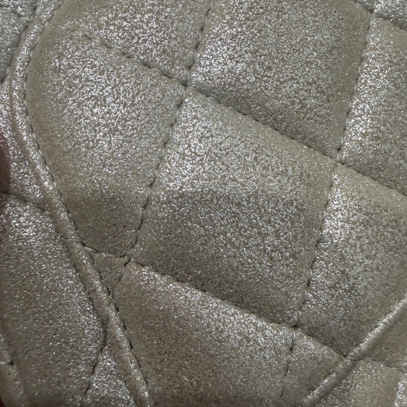 🈶盒子塵袋保卡❤️ 香奈兒 #銀灰色 #香檳色 #牛皮 #方胖子-43