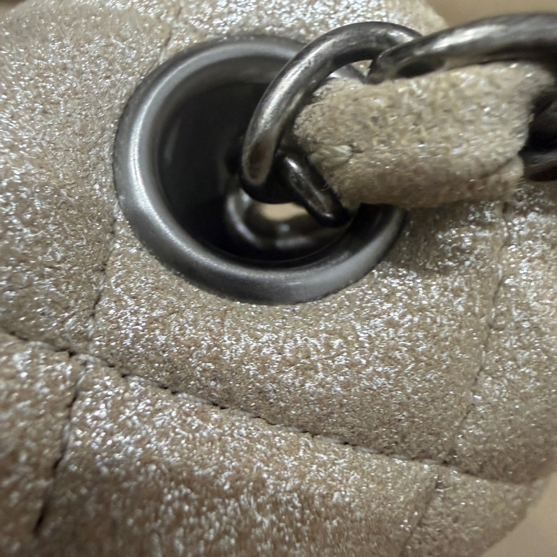 🈶盒子塵袋保卡❤️ 香奈兒 #銀灰色 #香檳色 #牛皮 #方胖子-45