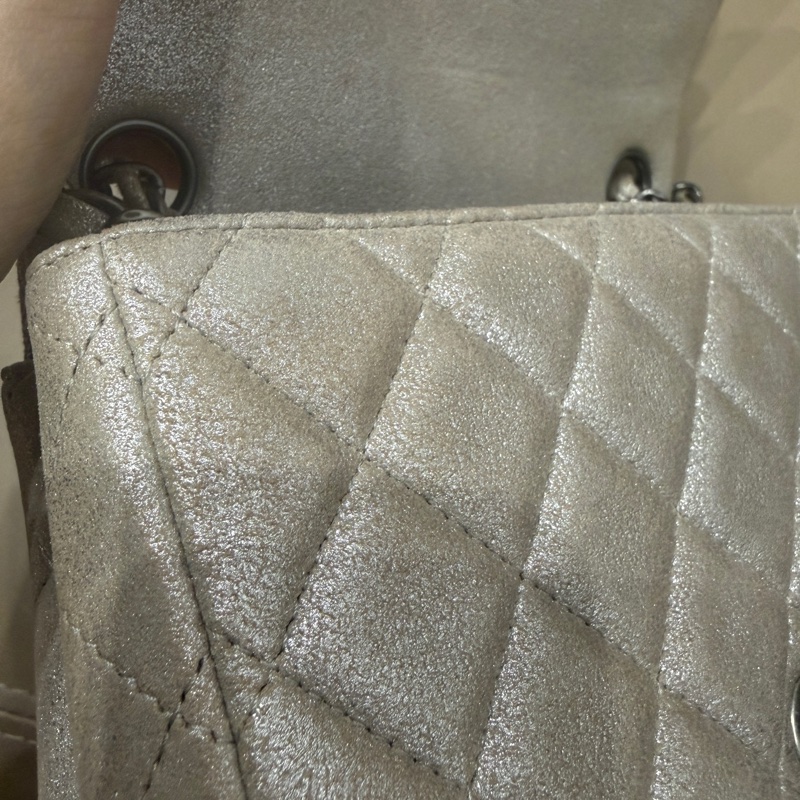 🈶盒子塵袋保卡❤️ 香奈兒 #銀灰色 #香檳色 #牛皮 #方胖子-51