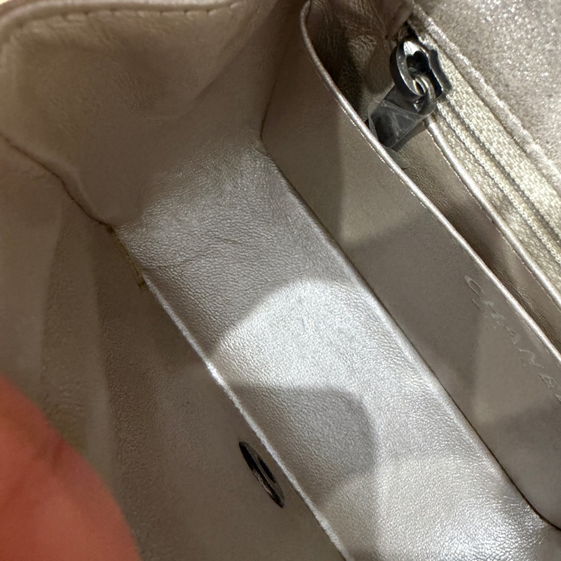 🈶盒子塵袋保卡❤️ 香奈兒 #銀灰色 #香檳色 #牛皮 #方胖子-61