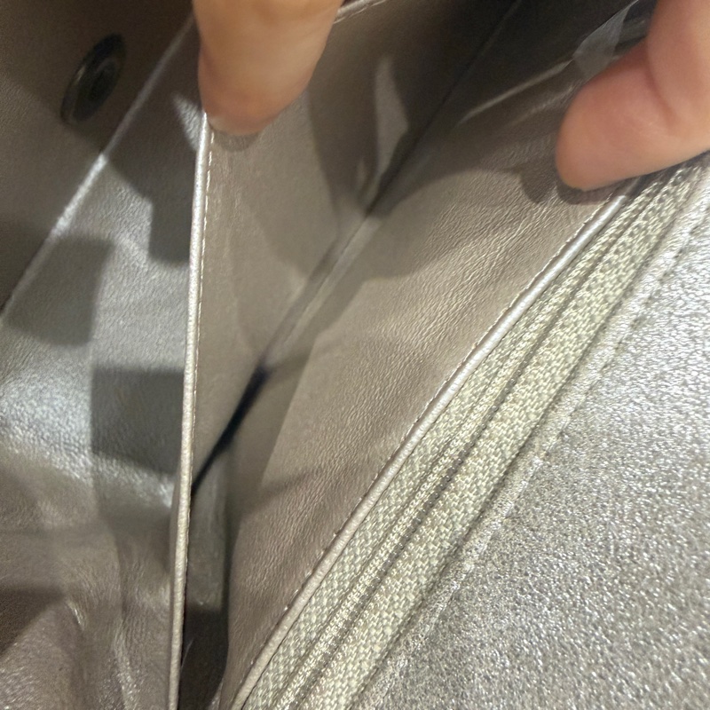 🈶盒子塵袋保卡❤️ 香奈兒 #銀灰色 #香檳色 #牛皮 #方胖子-65