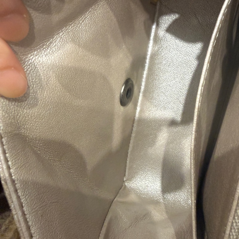 🈶盒子塵袋保卡❤️ 香奈兒 #銀灰色 #香檳色 #牛皮 #方胖子-67