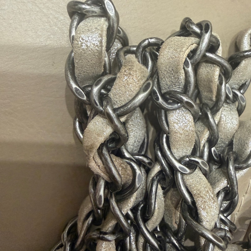 🈶盒子塵袋保卡❤️ 香奈兒 #銀灰色 #香檳色 #牛皮 #方胖子-74