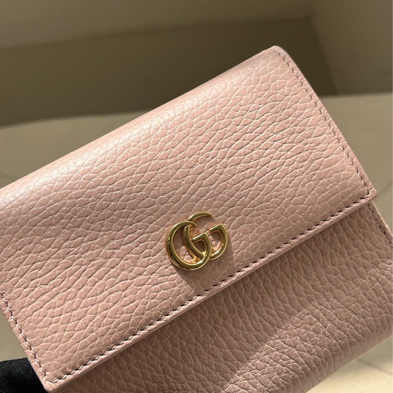 🏷️ Gucci 櫻花粉短夾-2