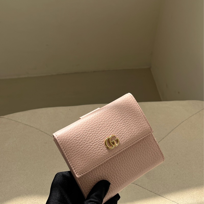 🏷️ Gucci 櫻花粉短夾-3