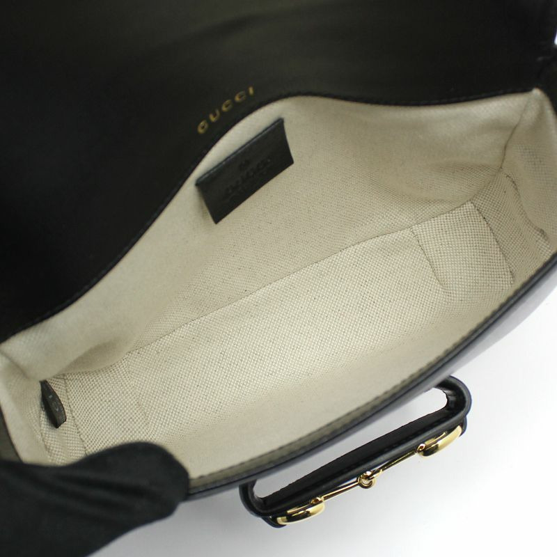 【包稅】GUCCI 金色馬銜扣環 1955 迷你斜背包-8
