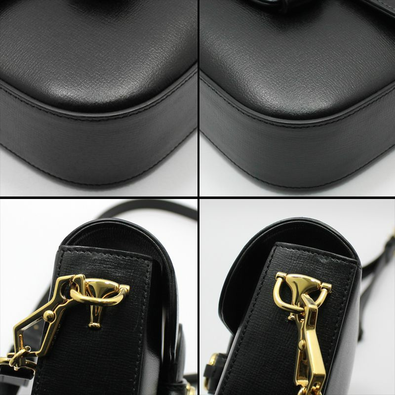 【包稅】GUCCI 金色馬銜扣環 1955 迷你斜背包-9
