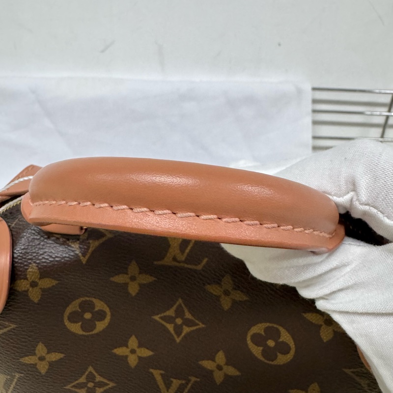 LV路易威登Trompette BB粉色鏈條包-7