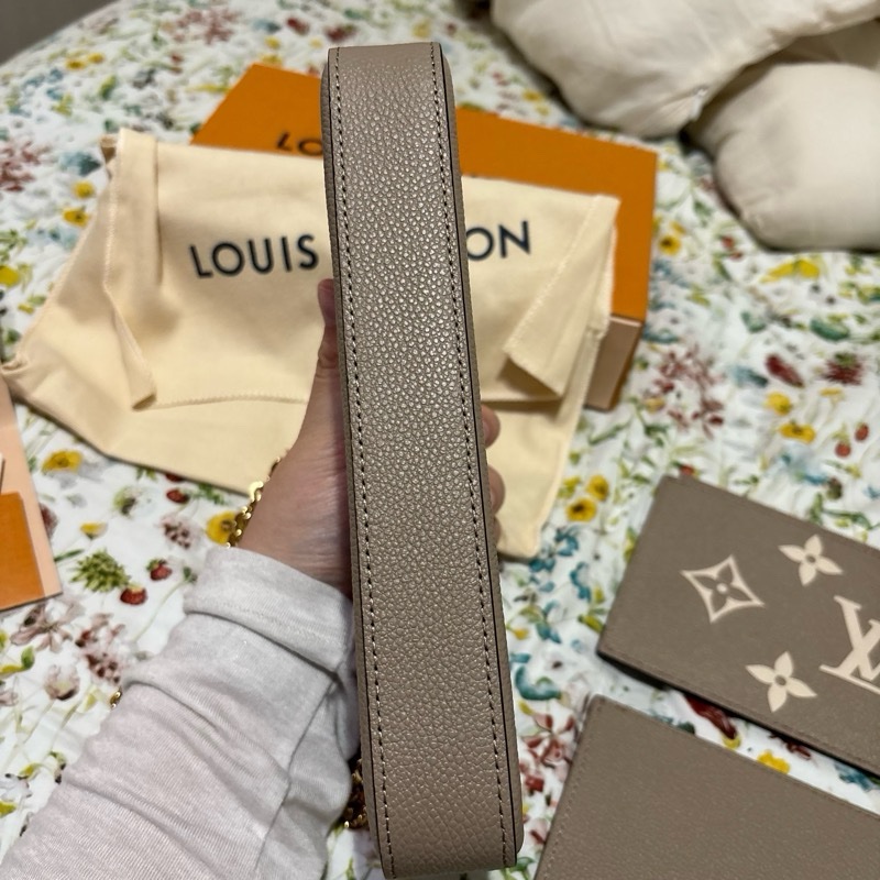 LV 三合一 斑鳩色 大象灰 斜背包 WOC Louis Vuitton-10