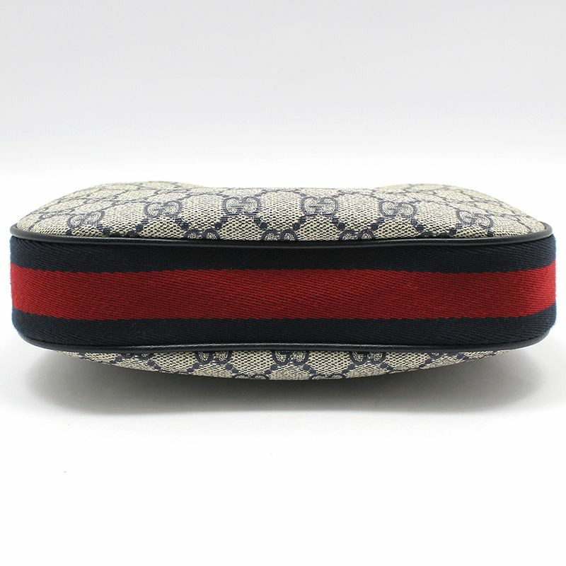 【包稅】GUCCI GG Supreme 海軍公事包 小號斜背包-6