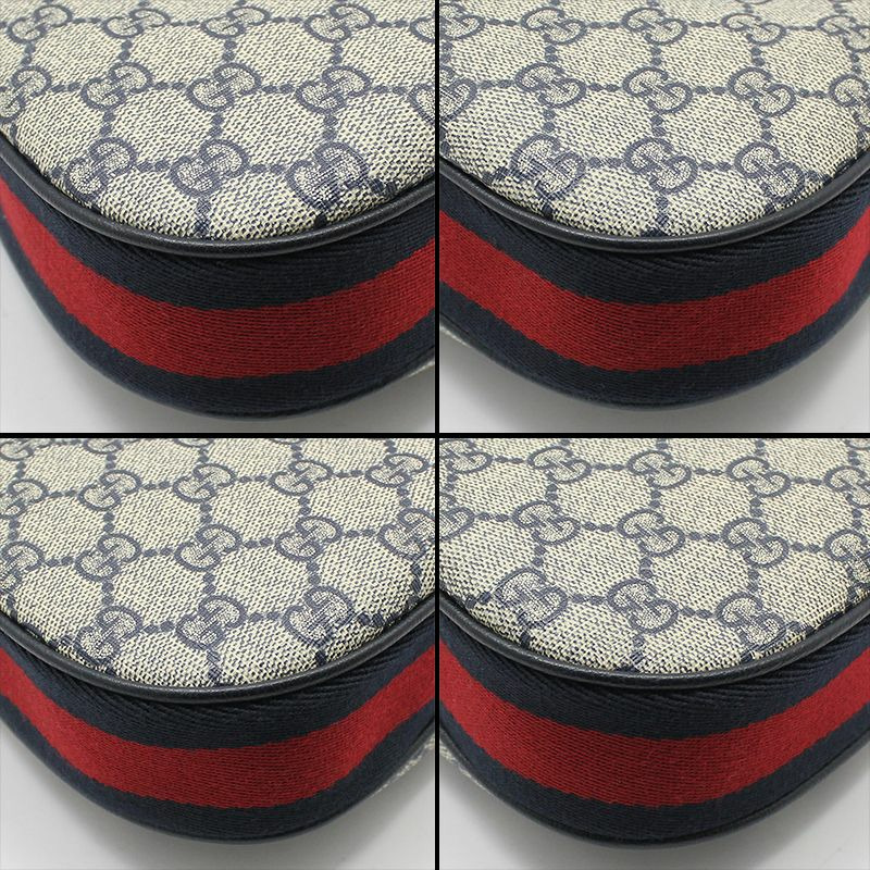 【包稅】GUCCI GG Supreme 海軍公事包 小號斜背包-10