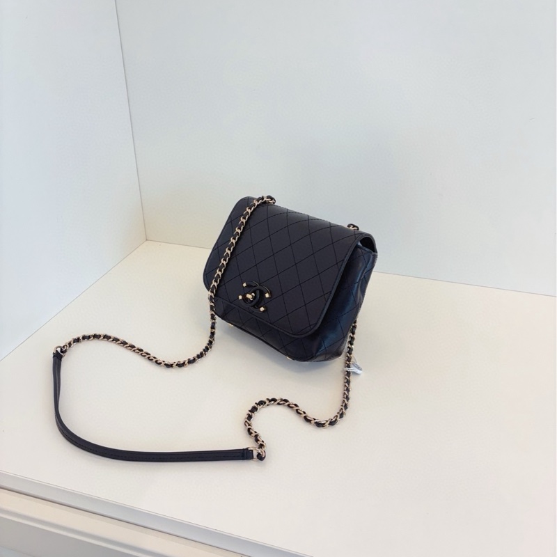 ✨Chanel 黑金小黑包 19s Flapbag-3