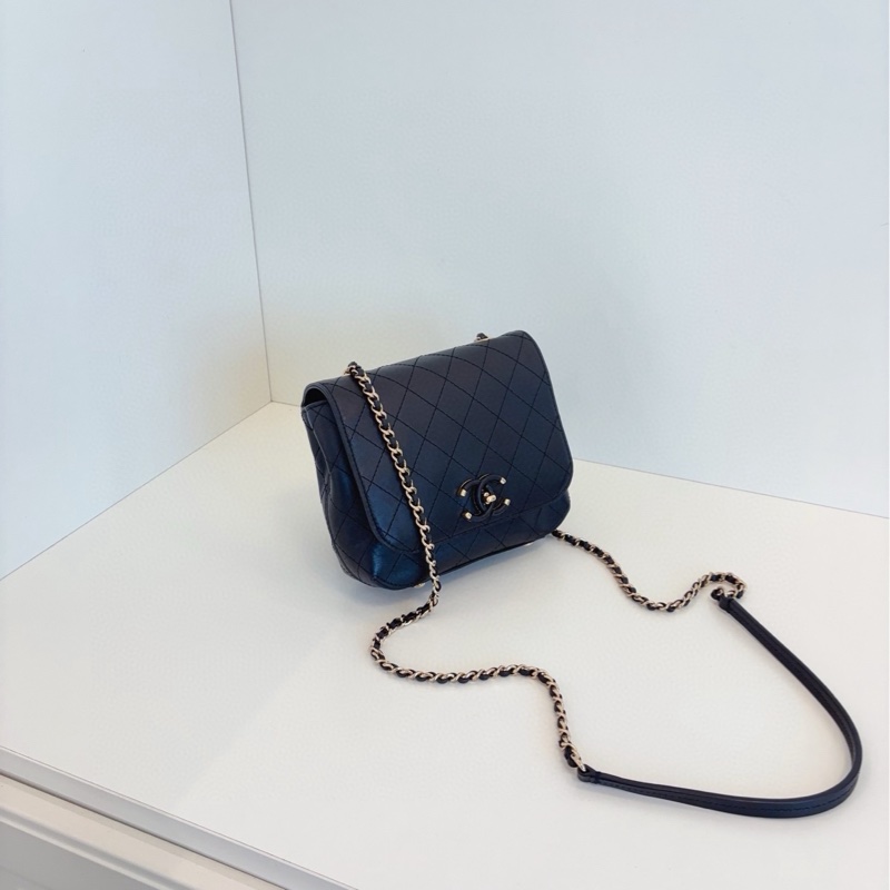 ✨Chanel 黑金小黑包 19s Flapbag-4