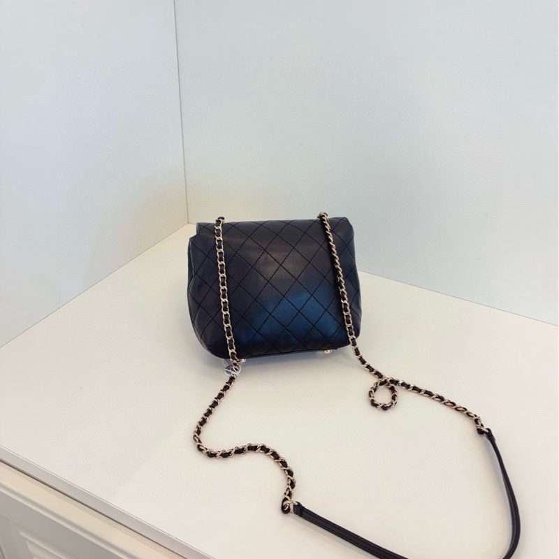 ✨Chanel 黑金小黑包 19s Flapbag-5