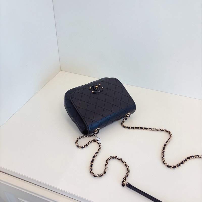 ✨Chanel 黑金小黑包 19s Flapbag-6