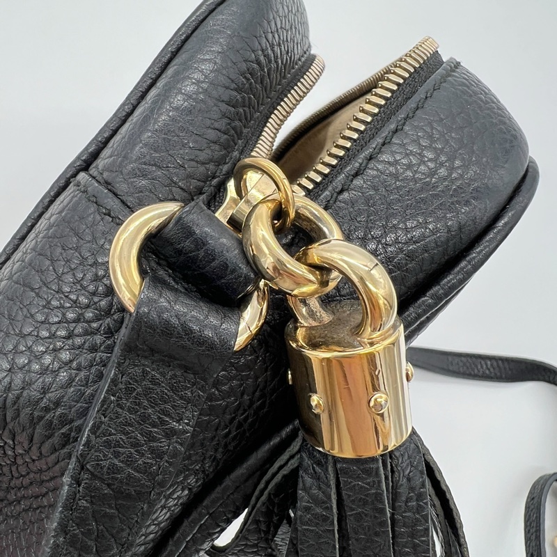 🔥Gucci 經典黑色牛皮 相機包🔥-7