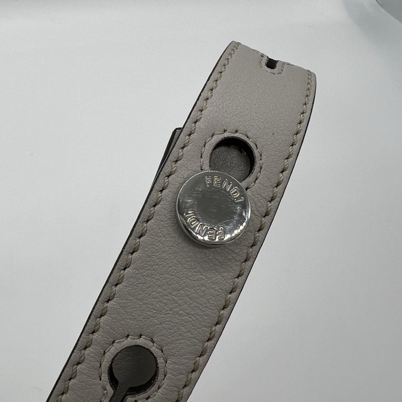 🎻Fendi By The Way 灰配黃 稀有配色 斜背包-11