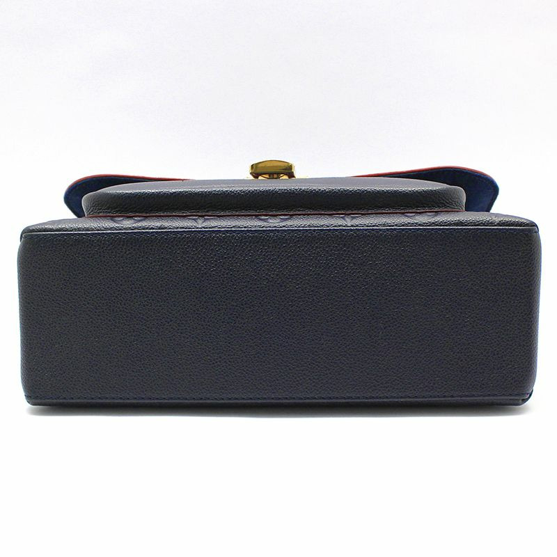 【包稅】LOUIS VUITTON Monogram Empreinte Marine Rouge Marignan 單肩包-4