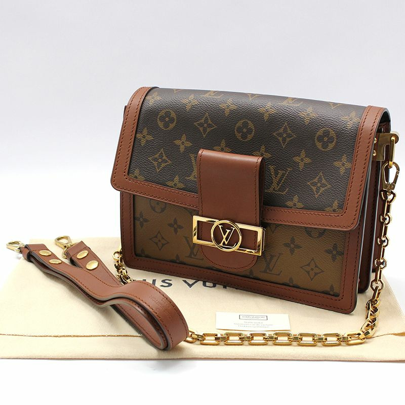 【包稅】LOUIS VUITTON Monogram Reverse Dolphin MM 肩斜背包-1