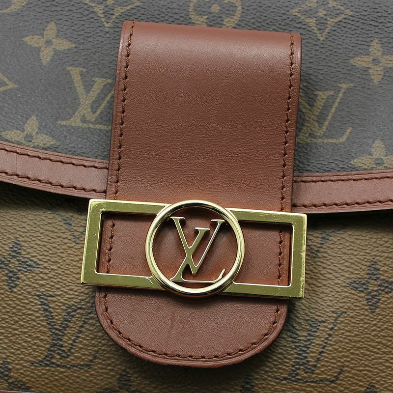【包稅】LOUIS VUITTON Monogram Reverse Dolphin MM 肩斜背包-9