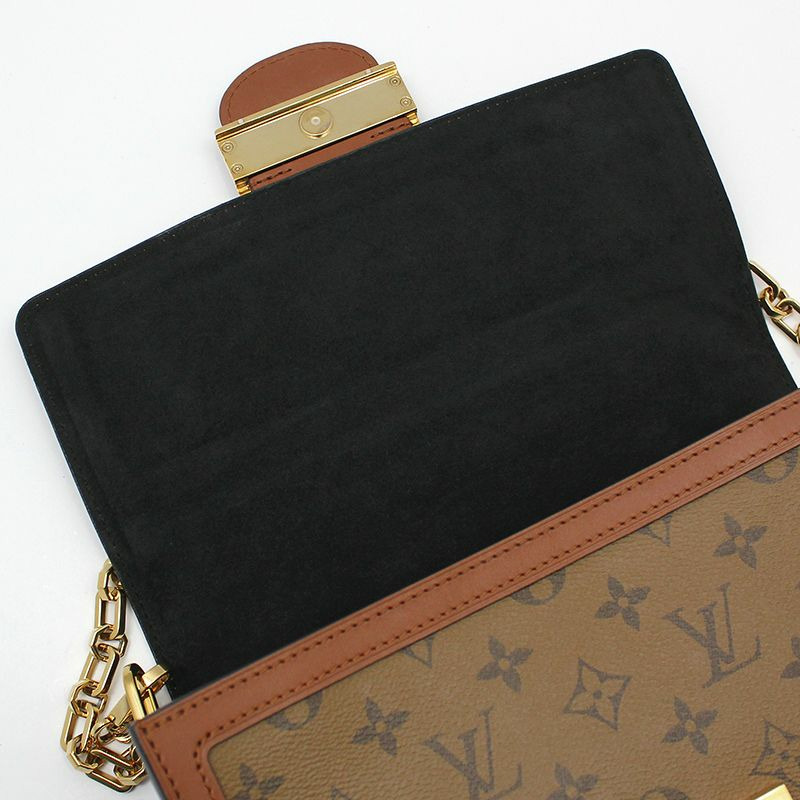 【包稅】LOUIS VUITTON Monogram Reverse Dolphin MM 肩斜背包-11