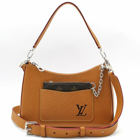 【包稅】LOUIS VUITTON 金色 Miel Epi Marelle 單肩斜背包