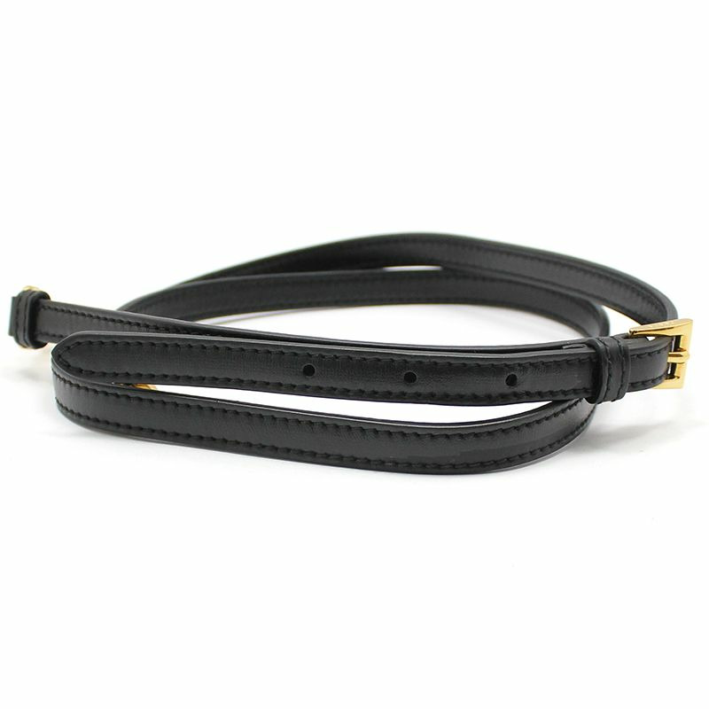 【包稅】PRADA 黑色 Saffiano 雙層小號水桶斜背包-6