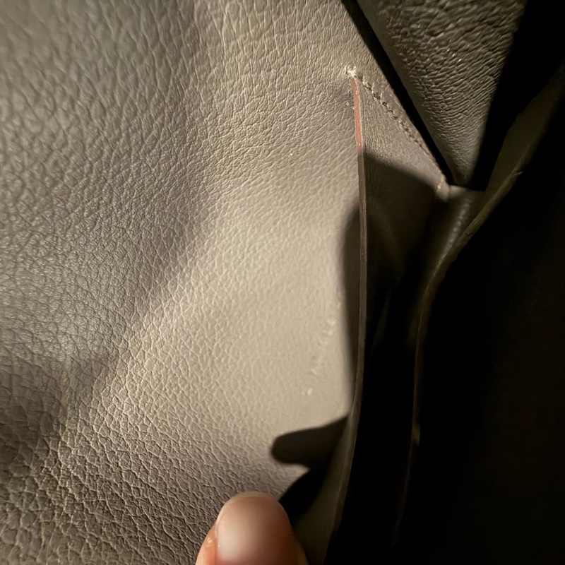 全配 Hermes 愛馬仕 豬鼻 Roulis Silm 錫器灰 銀釦-19