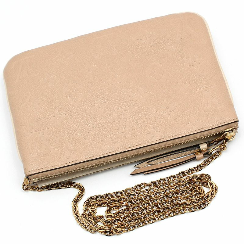 【包稅】LOUIS VUITTON Monogram Empreinte Pochette 雙拉鍊斜背包-2
