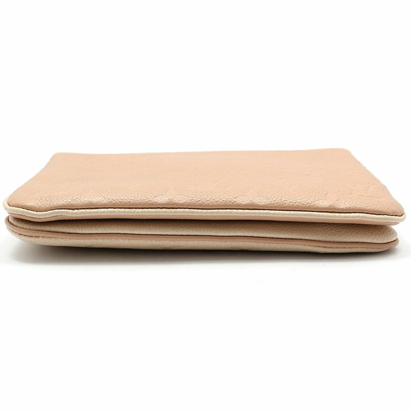 【包稅】LOUIS VUITTON Monogram Empreinte Pochette 雙拉鍊斜背包-4