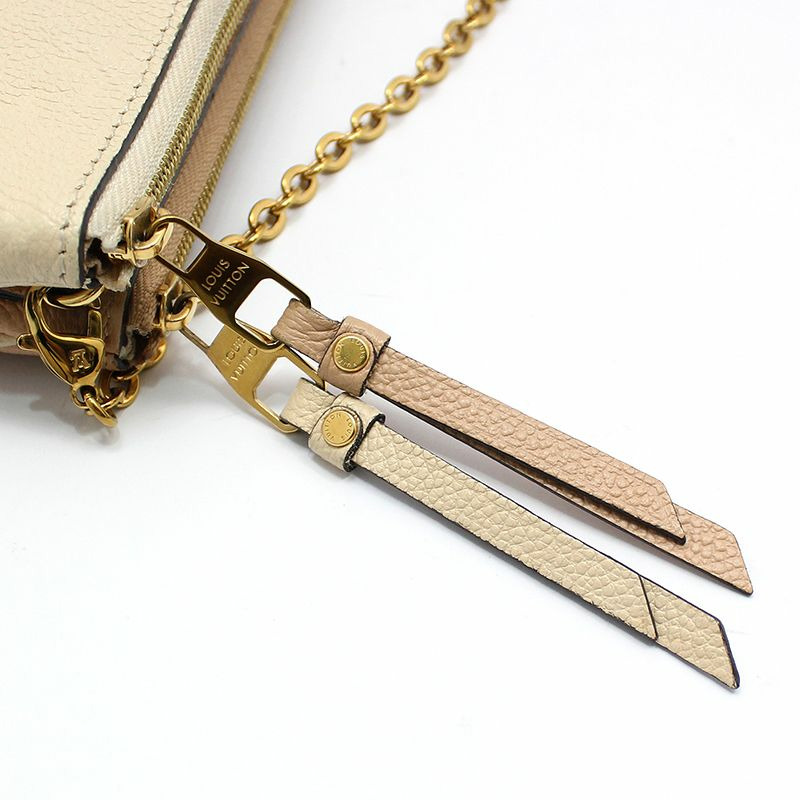 【包稅】LOUIS VUITTON Monogram Empreinte Pochette 雙拉鍊斜背包-7