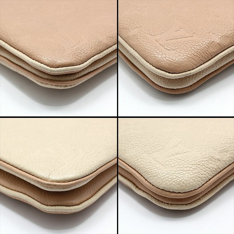 【包稅】LOUIS VUITTON Monogram Empreinte Pochette 雙拉鍊斜背包-10