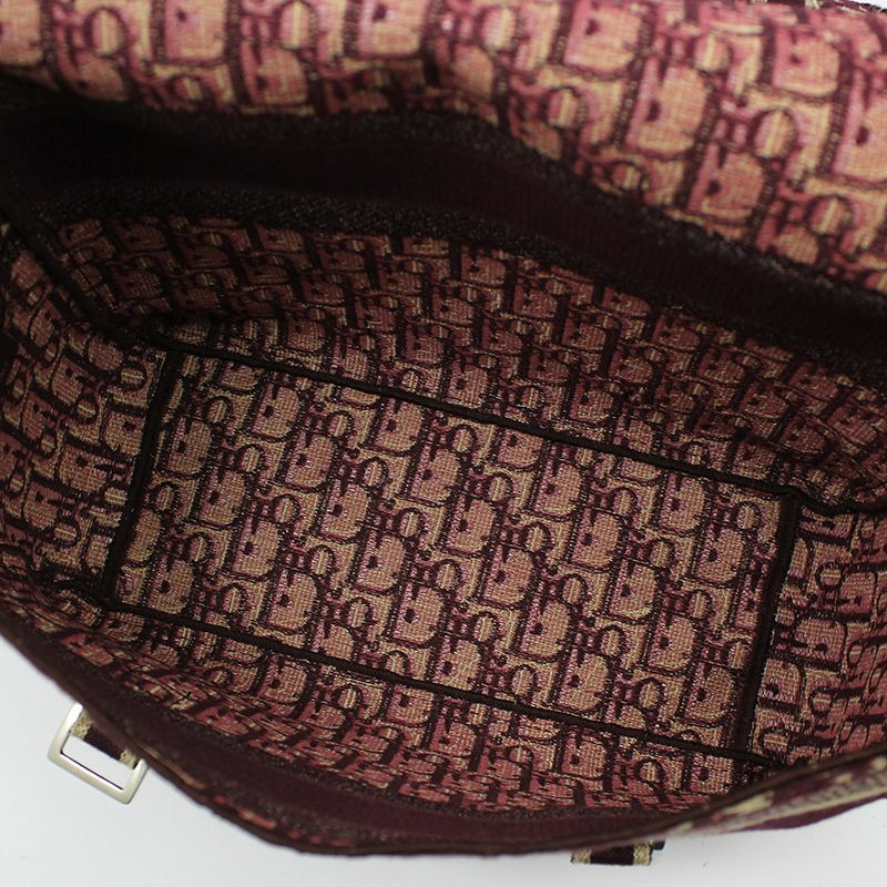 【包稅】DIOR 勃根地斜挎露營信差包-7