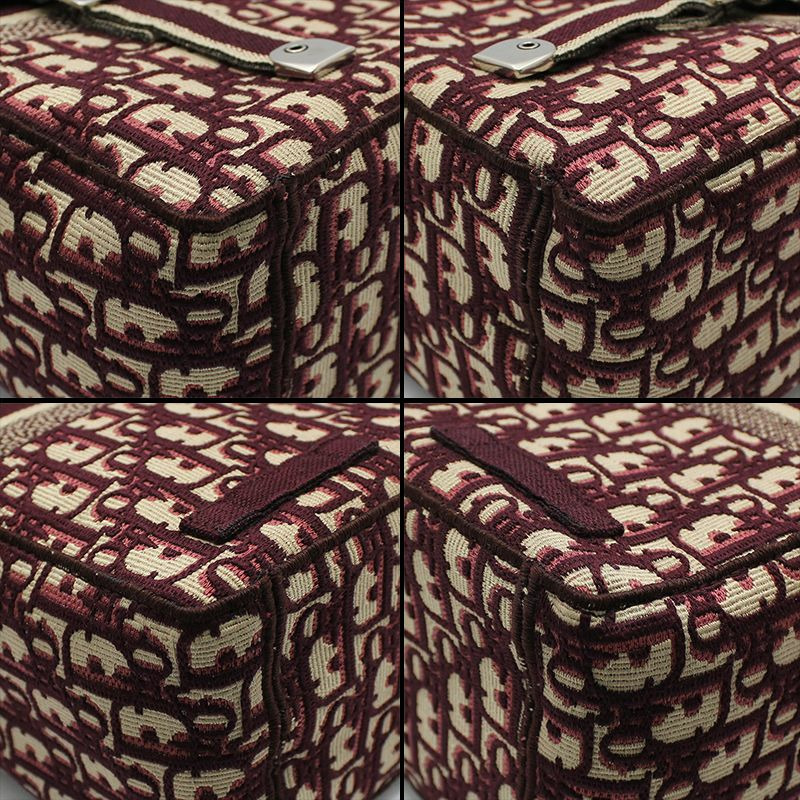 【包稅】DIOR 勃根地斜挎露營信差包-8