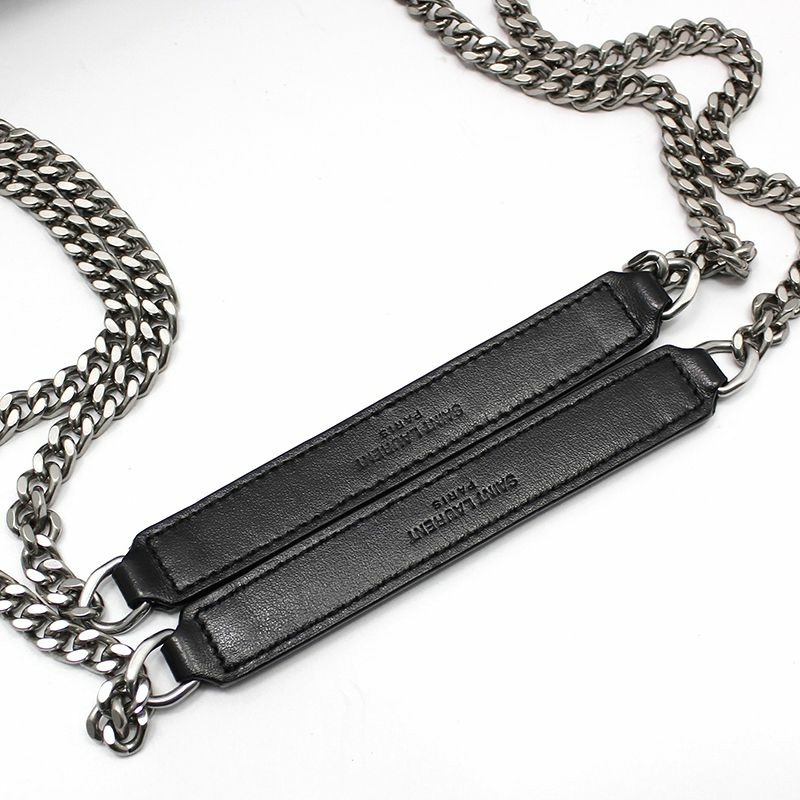 【包稅】SAINT LAURENT Monogram Loulou 黑色小號單肩包，配銀色五金配件-8