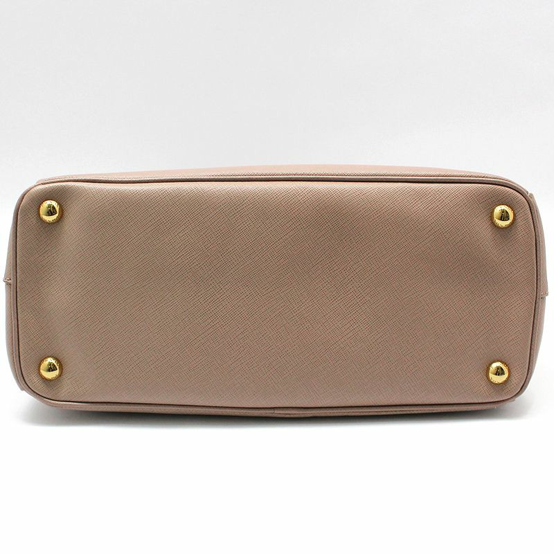 【包稅】PRADA Cameo Saffiano Lux 雙拉鍊單肩包-4