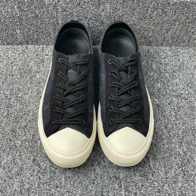 99新LouisVuitton藍黑色老花板鞋43碼無附件-1