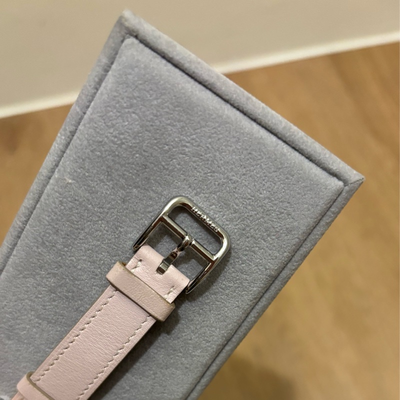 Hermes 坦克H銀手錶-粉色-6